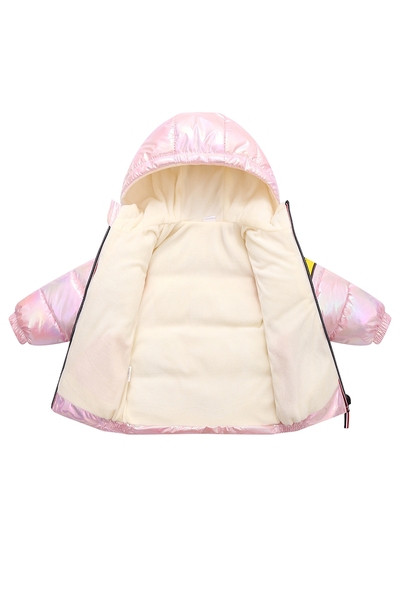 Zimska dječja jakna s kapuljačom i džepovima za djevojčice i dječake