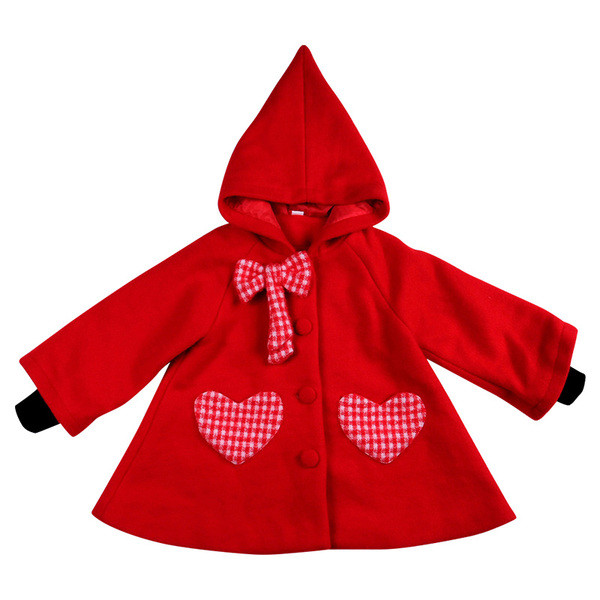 Model jesensko-zimskog dječjeg kaputa s kapuljačom