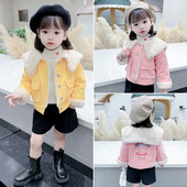 Igapäevane sule ja aplikatsiooniga lastejope tüdrukutele