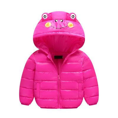 Poistele ja tüdrukutele sobiv vabaaja kapuutsi ja aplikatsiooniga laste jope