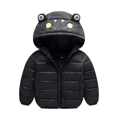 Poistele ja tüdrukutele sobiv vabaaja kapuutsi ja aplikatsiooniga laste jope