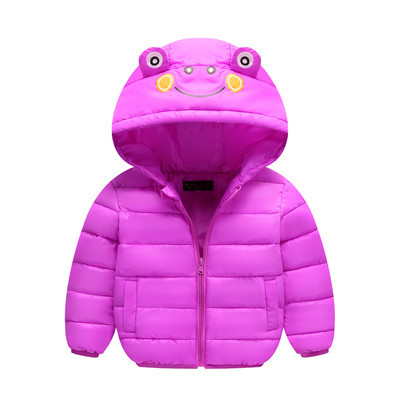 Poistele ja tüdrukutele sobiv vabaaja kapuutsi ja aplikatsiooniga laste jope