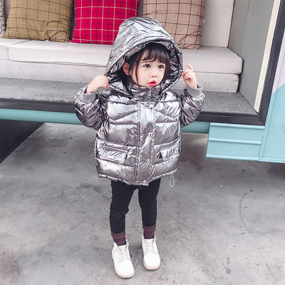 Igapäevane kapuutsiga laste talvejope tüdrukutele