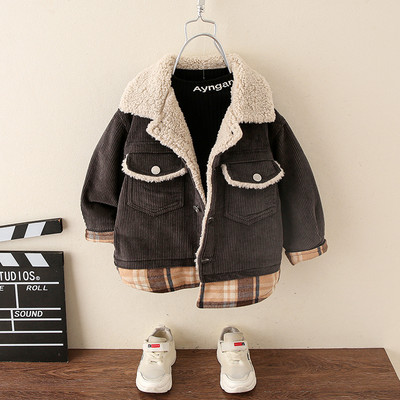 Nööpide ja taskutega sulejope poistele