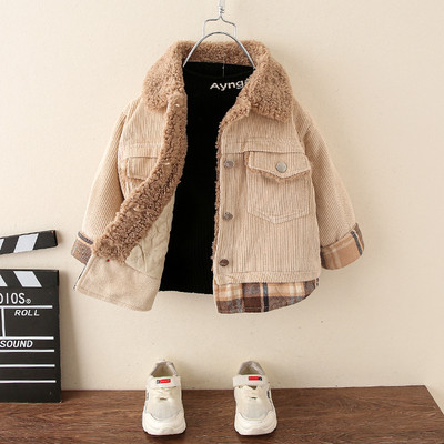 Nööpide ja taskutega sulejope poistele