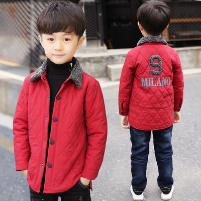 Igapäevane krae ja nööpidega laste jope poistele