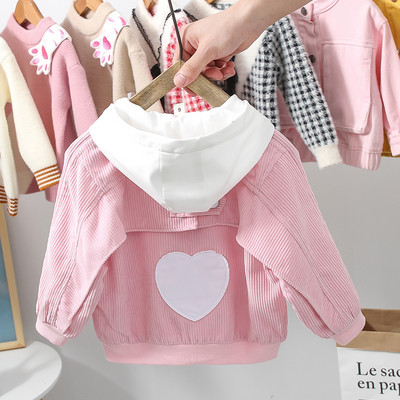 Novi model dječje jakne sa kapuljačom i patentnim zatvaračem za djevojčice