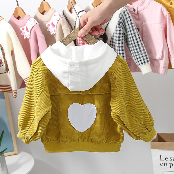 Novi model dječje jakne sa kapuljačom i patentnim zatvaračem za djevojčice