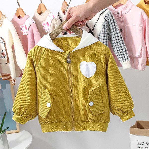 Novi model dječje jakne sa kapuljačom i patentnim zatvaračem za djevojčice