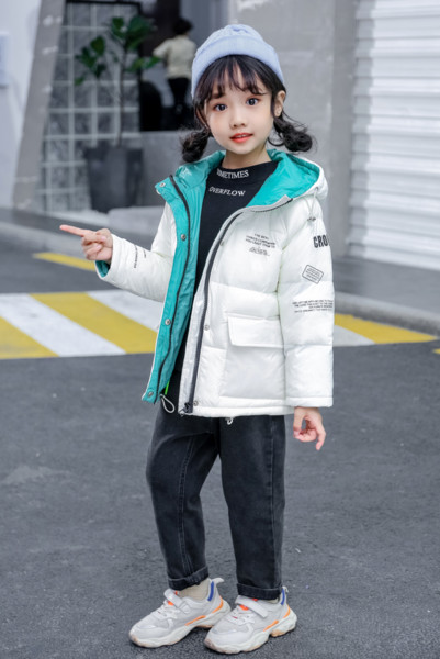 Dječja jakna za dječake i djevojčice s kapuljačom i džepovima