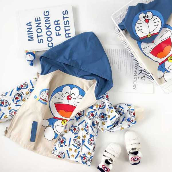 Naujo modelio pavasario-rudens striukė su spalvingu raštu - unisex modelis