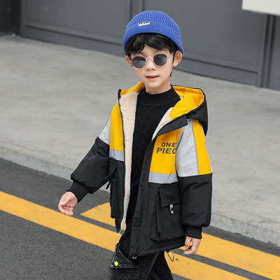 Καθημερινό παιδικό μπουφάν για αγόρια με ανακλαστική εφαρμογή