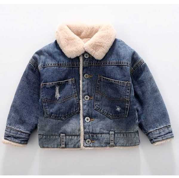 Sooja voodriga teksajakk poistele