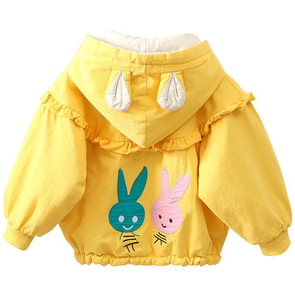 Παιδικό καθημερινό μπουφάν  με απλικέ για κορίτσια