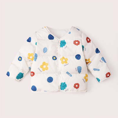 Laste kahepoolne nööpidega sügisjope tüdrukutele