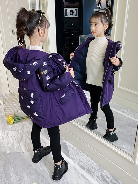 Laste talvejope kirjade ja tagataskuga