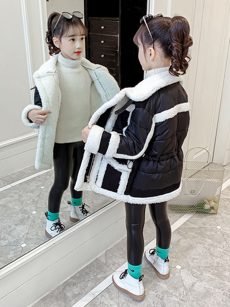 Παιδικό χειμερινό μπουφάν με γούνιο γιακά