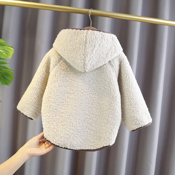 Uue mudeli laste jope - kapuutsiga tüdrukutele