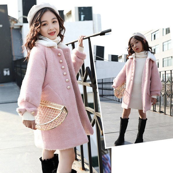 Κομψό παιδικό παλτό με κουμπιά