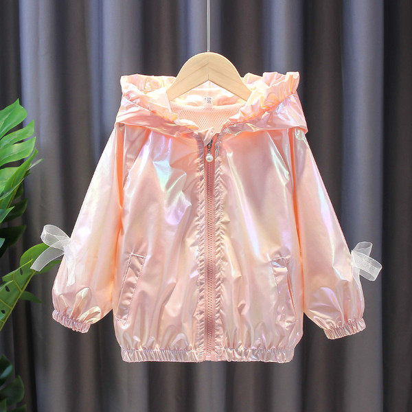 Moodne litrite ja kapuutsiga lastejope tüdrukutele