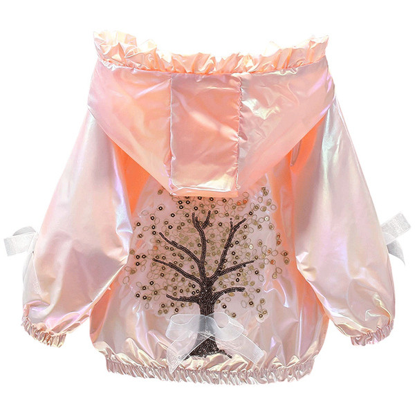 Moodne litrite ja kapuutsiga lastejope tüdrukutele