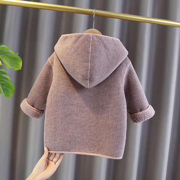 Παιδικό παλτό νέο μοντέλο με κουμπιά και τσέπες για κορίτσια