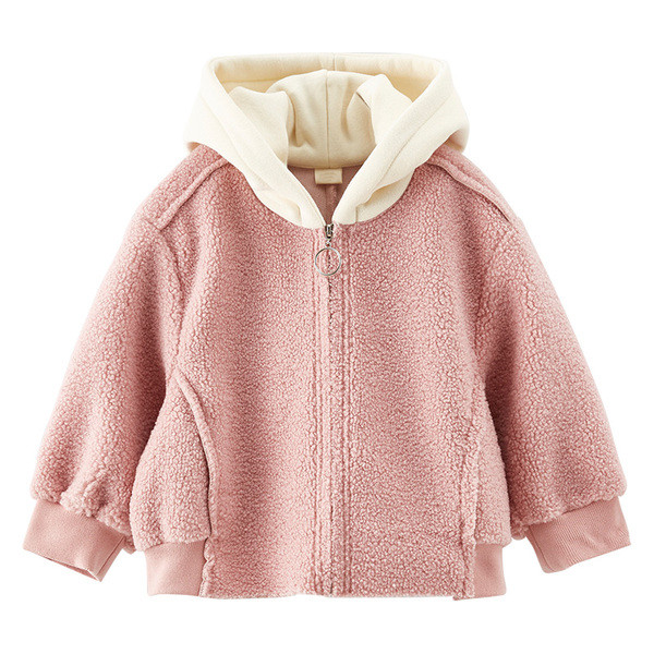 Kapuutsiga kohev laste sügisjope