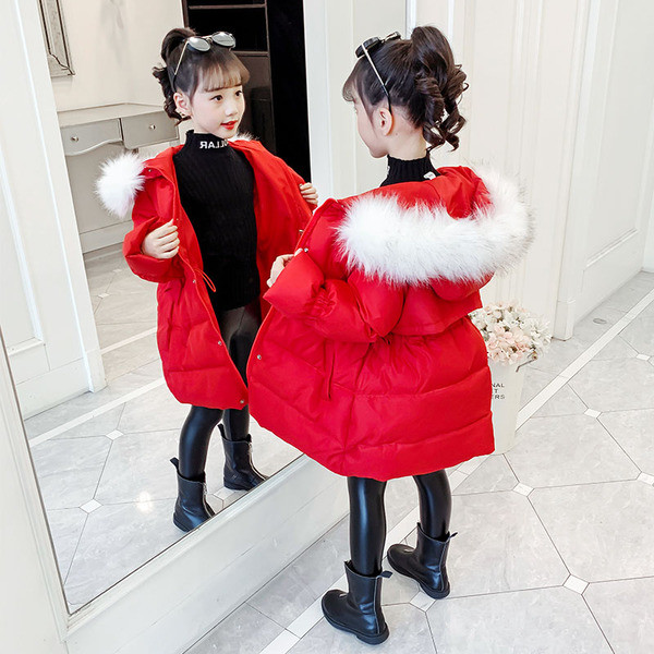 Moodne sulekapuutsiga ja elastse vöökohaga laste jope