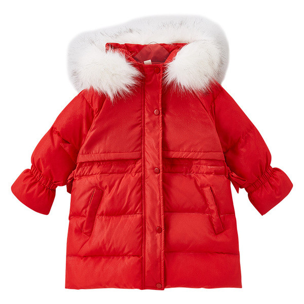 Moodne sulekapuutsiga ja elastse vöökohaga laste jope