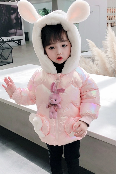 Talvine sule- ja 3D elemendiga lastejope tüdrukutele