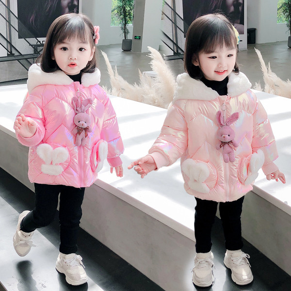 Talvine sule- ja 3D elemendiga lastejope tüdrukutele