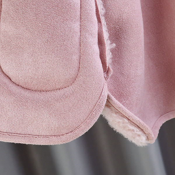 Μοντέρνο παιδικό μπουφάν με κλασικό γιακά για κορίτσια