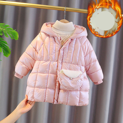 Νέο μοντέλο παιδικό μπουφάν με κουκούλα για κορίτσια