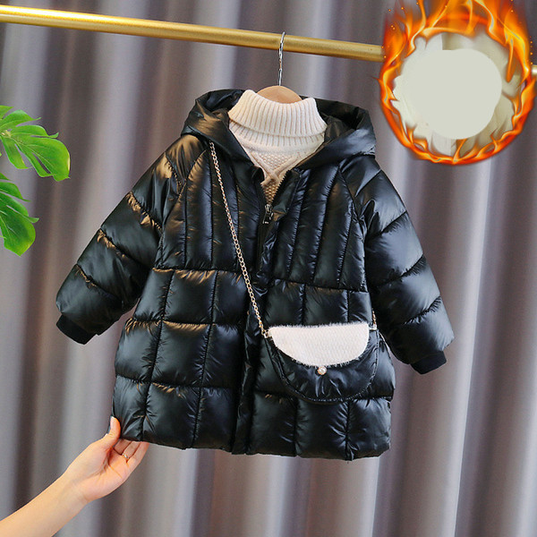 Νέο μοντέλο παιδικό μπουφάν με κουκούλα για κορίτσια