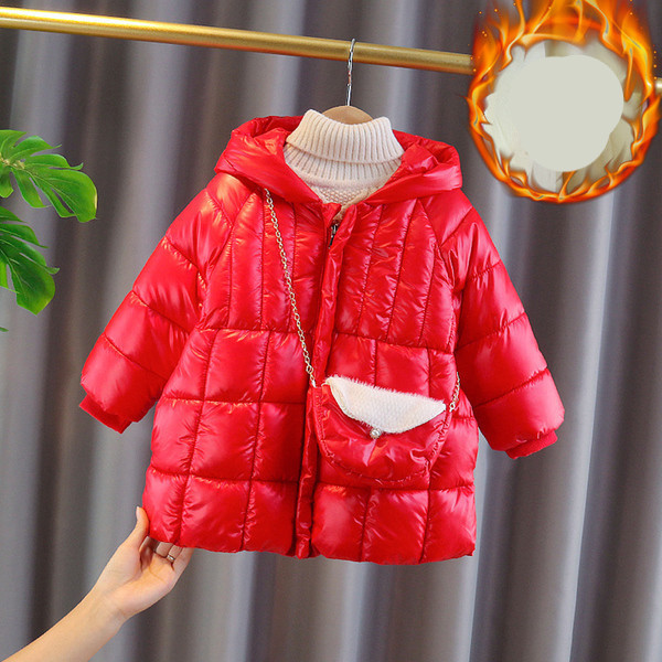 Νέο μοντέλο παιδικό μπουφάν με κουκούλα για κορίτσια