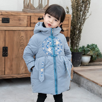 Laste pikk tikandiga talvejope tüdrukutele