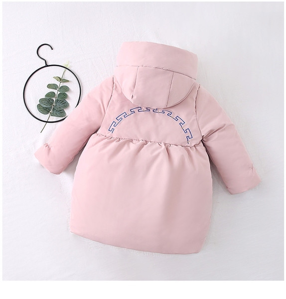 Laste pikk tikandiga talvejope tüdrukutele