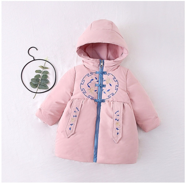 Laste pikk tikandiga talvejope tüdrukutele