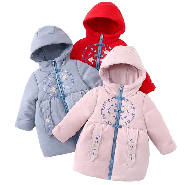 Laste pikk tikandiga talvejope tüdrukutele