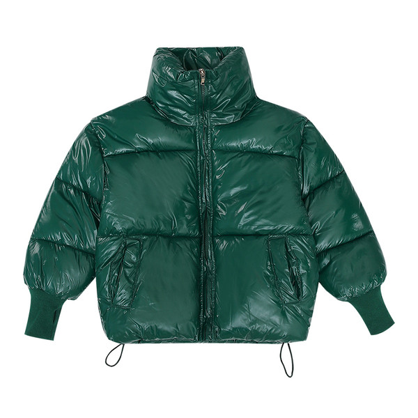 Παιδικό χειμερινό μπουφάν με επιγραφή - για κορίτσια