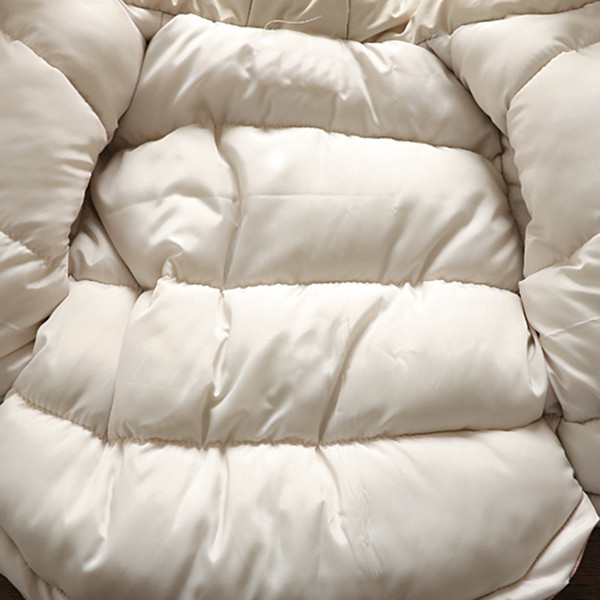 Uus mudel kapuutsiga ja udusulega laste jope