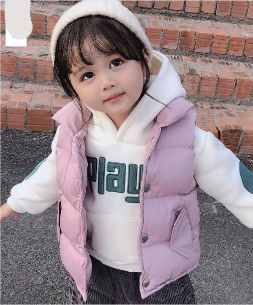 Laste sügis-talvine nööpidega vest - unisex mudel