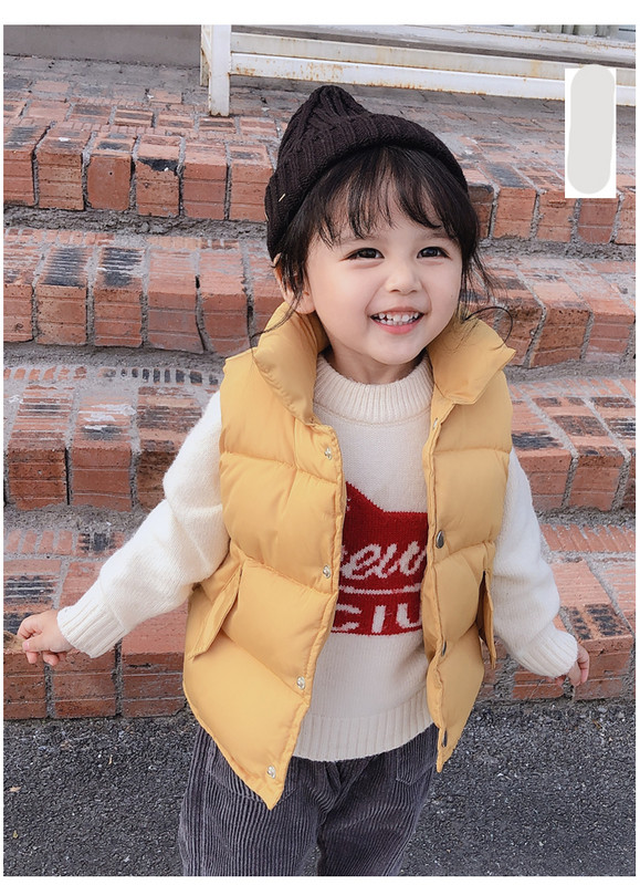Laste sügis-talvine nööpidega vest - unisex mudel