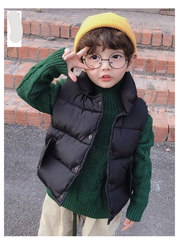 Laste sügis-talvine nööpidega vest - unisex mudel