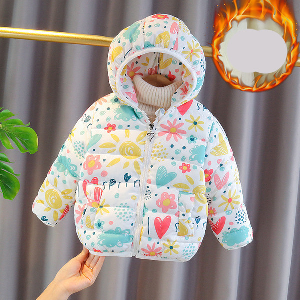 Νέο μοντέλο παιδικού μπουφάν με κουκούλα και απλικέ λαγουδάκι