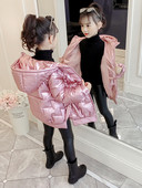 Παιδικό χειμερινό μπουφάν με μαλακή επένδυση - για κορίτσια