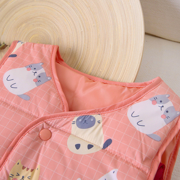 Παιδικό γιλέκο για αγόρια ή κορίτσια με κουμπιά και χρωματιστό μοτίβο