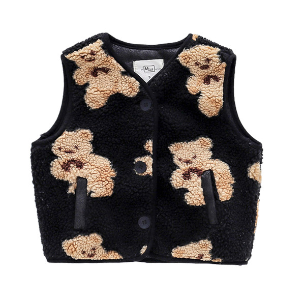 Nööpide ja spitsikaelusega igapäevane lastevest