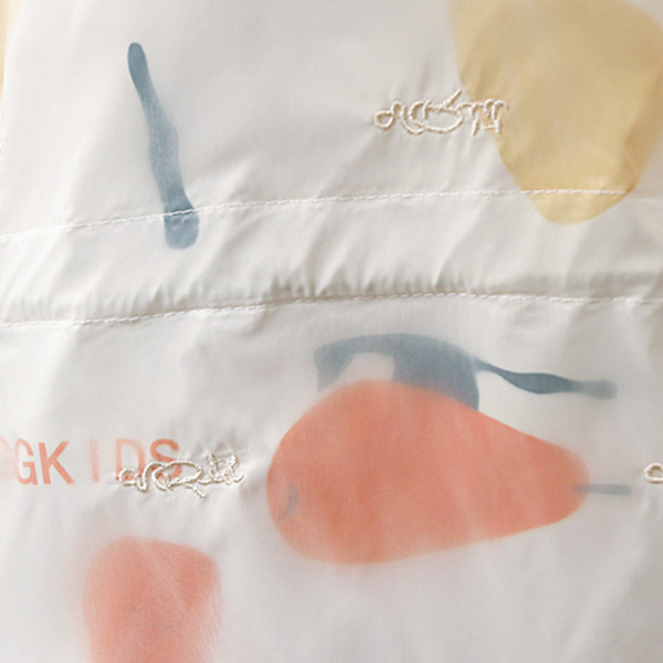 Uue mudeli sügisene laste jope tüdrukutele - kapuutsiga