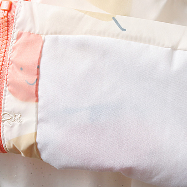 Uue mudeli sügisene laste jope tüdrukutele - kapuutsiga